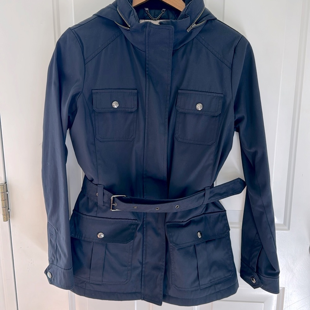 Banana republic, hooded, rain, jacket
